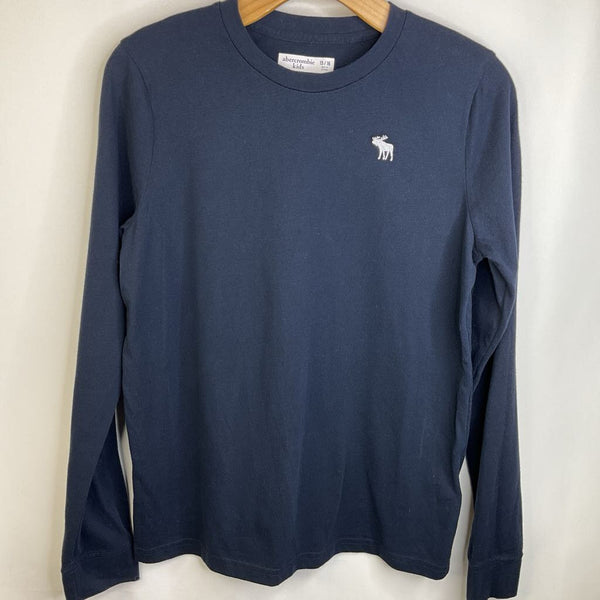 Size 15-16: Abercrombie Dark Blue Long Sleeve Shirt