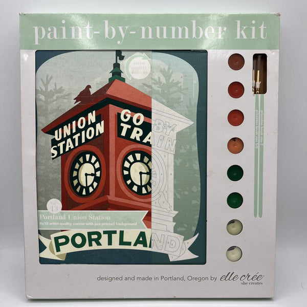 Portland Union Station Paint-By-Number Kit