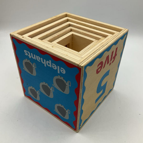 Hape Wooden Counting Nesting Boxes