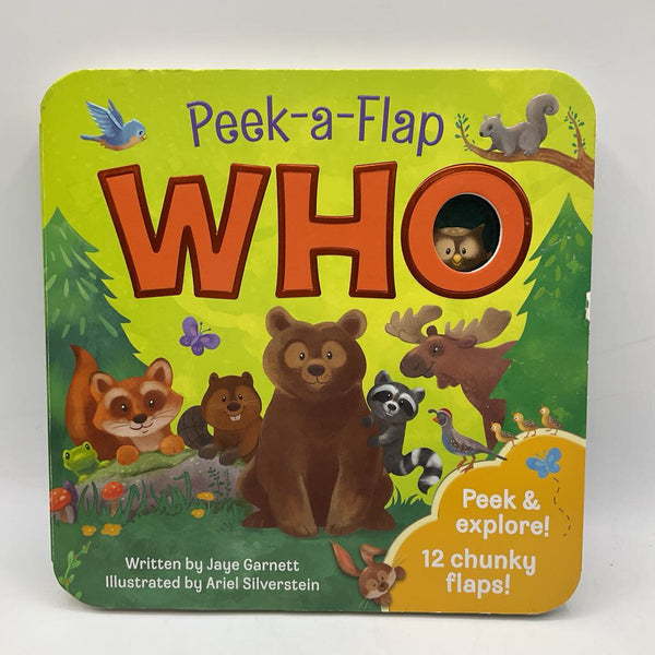 Peek-A-Flap: Who (boardbook)