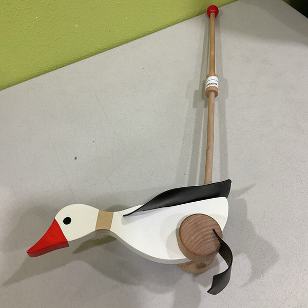 Wooden Goose Push Toy