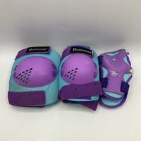 Size L: Bosoner Turquoise & Lavender Elbow/Knee/Wrist Pads