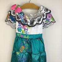 Size 4-5: Disney Encanto 'Mirabel Madrigal' Short Sleeve Dress Costume REDUCED