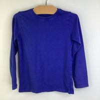 Size 4-5: Primary Dark Blue Long Sleeve Shirt