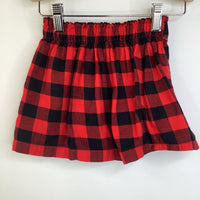 Size 3: Gap Black & Red Gingham Skirt