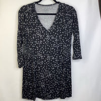 Size S: Motherhood Black Dandelion Long Sleeve Shirt