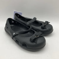 Size 11: Crocs Black Slip-On Mary Janes