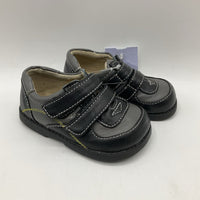 Size 4: See Kai Run Black/Grey Velcro Strap Shoes