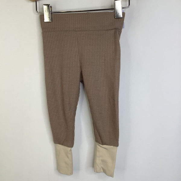 Size 6-12m: Orcas Lucille Tan Waffle Textured Pants