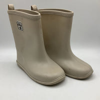 Size 11: Tree Grandpa Light Grey Rain Boots