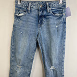 Size 8: Gap Light Blue Distressed Jeans