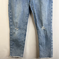 Size 8: Gap Light Blue Distressed Jeans