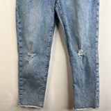 Size 8: Gap Light Blue Distressed Jeans