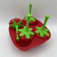 Red Raspberry 5pc Popsicle Mold