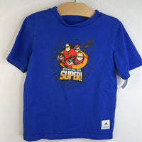 Size 5-6: Adidas Blue Incredibles 'You're Not Good... You're Super!' T-Shirt