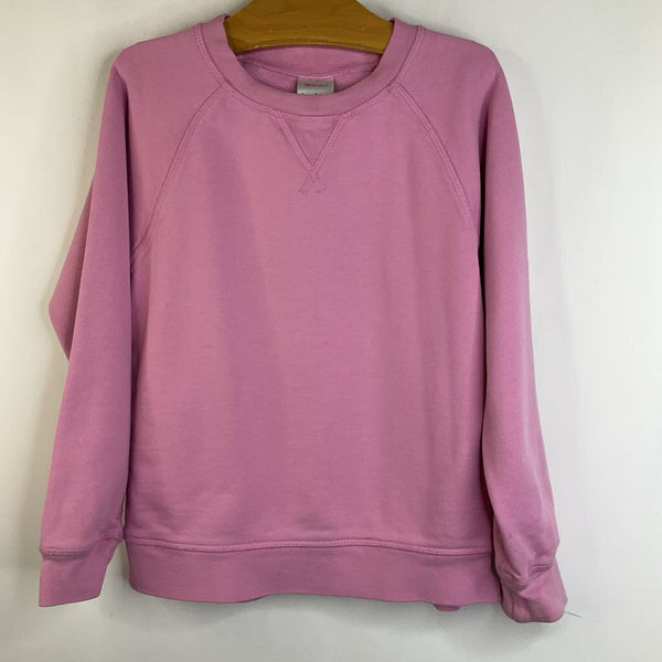 Size 6-7 (120): Hanna Andersson Pink Pullover Sweatshirt