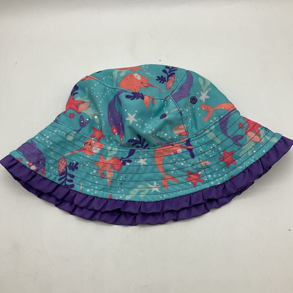 Size M: UV Skinz Purple/Pink & Blue Sea Animals Sun Hat