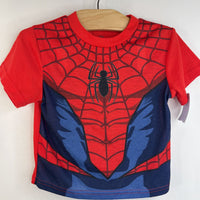 Size 3: Marvel Red/Blue Spider Man Short Sleeve Shorty 2pc PJs