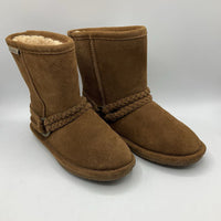 Size 2Y: Bear Paw Brown Cozy Boots