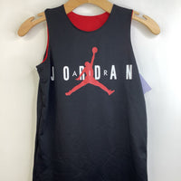 Size 8-10: Air Jordan Black/Red Reversable Basketball Jersey