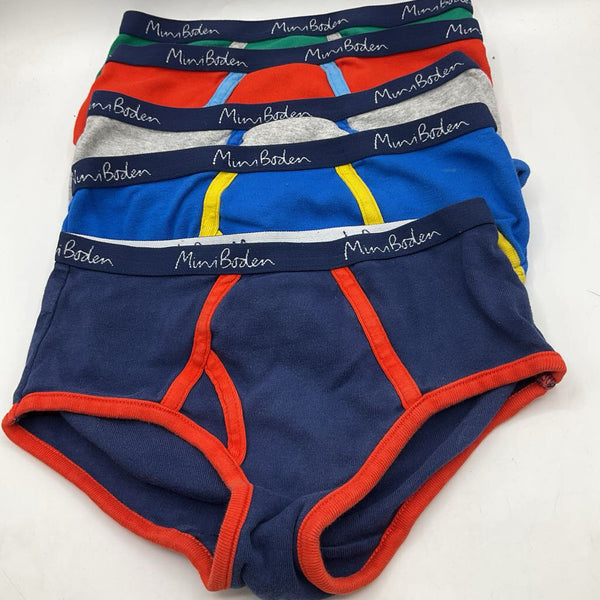 Size 9-10: Mini Boden Colorful Briefs 5pk