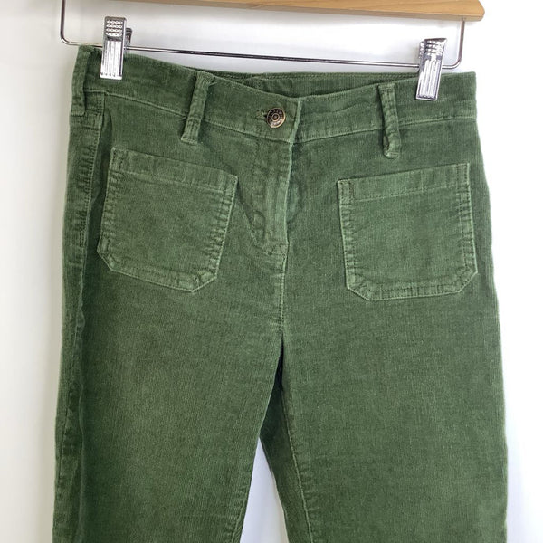 Size 10: Crewcuts Green Corduroy Pants