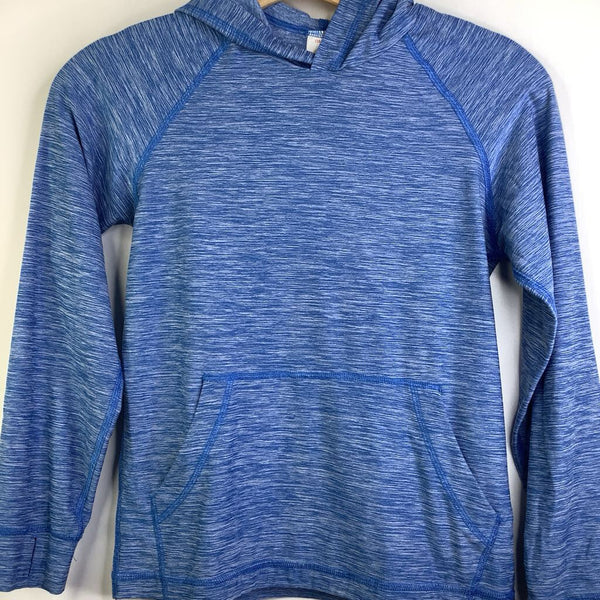 Size 8 (130): Hanna Andersson Blue Heathered Athletic Hoodie