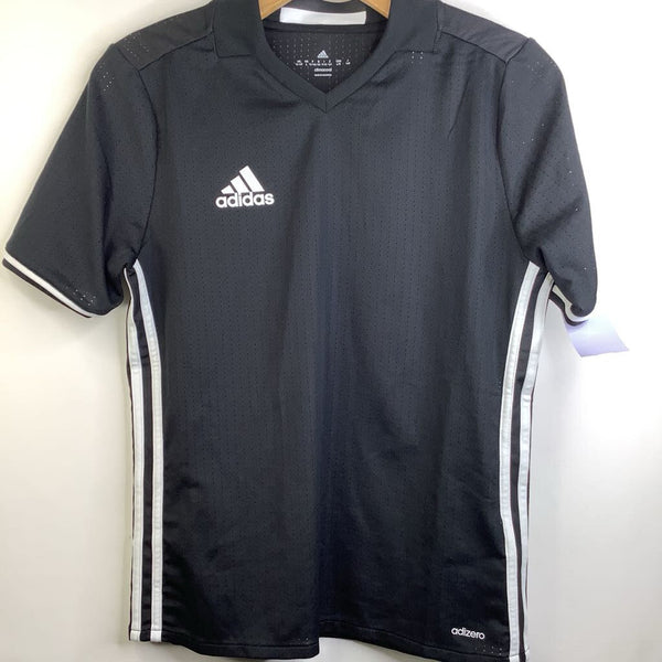 Size 12-14: Adidas Black/White Athletic T-Shirt