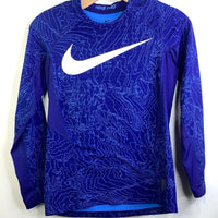 Size 14: Nike Blue Athletic Long Sleeve Shirt