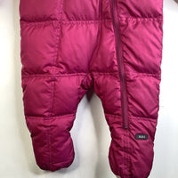 Size 12m: REI Dark Pink 80% Down Zip-Up Bunting