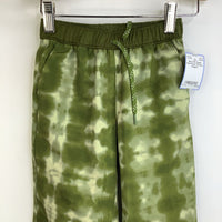 Size 4-5: Lands' End Green Tie-Dye Joggers