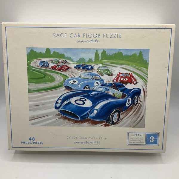 Pottery Barn Race Car 48pc Floor Puzzle