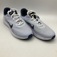 Size 4.5Y: Nike Light Blue/Purple Lace-Up Sneakers