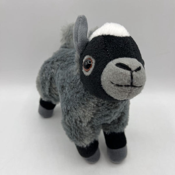 Wild Republic Grey/Black Goat Plushie