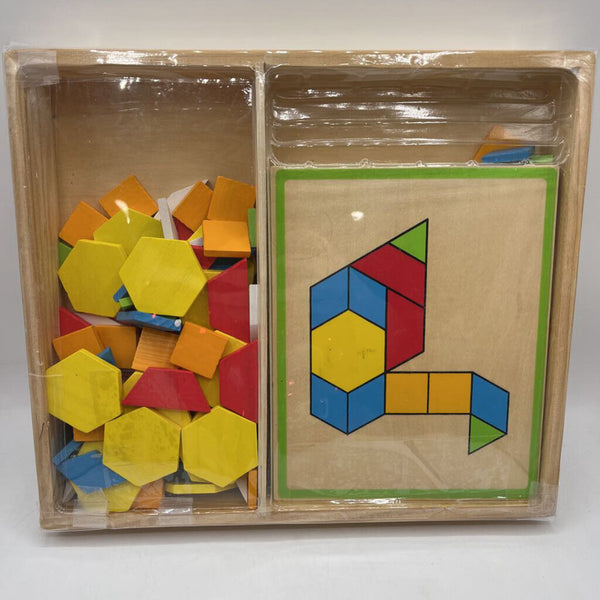 Melissa & Doug Wooden Pattern Blocks Mosaic