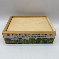 Melissa & Doug Jigsaw-in-a-Box 4 Jungle Animals