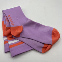 Size OS: Lilac/Coral Compression Socks