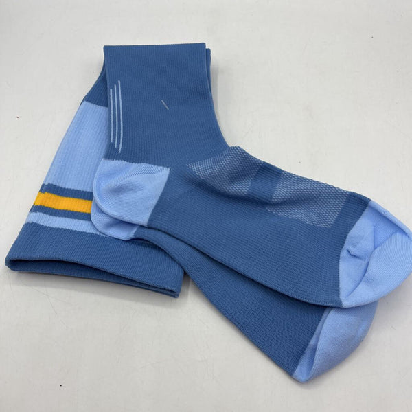 Size OS: Blue/Yellow Compression Socks