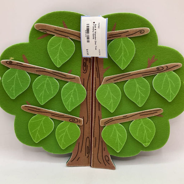 Felt & Wooden Disc Tree Memory Game