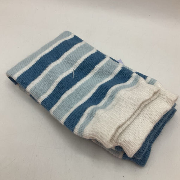 Size OS: Baby Legs Blue & White Stripes