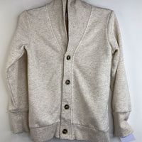 Size 4: H&M Heathered Creme Button-up Cardigan