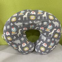 Boppy Grey/Animals Print Nursing Pillow