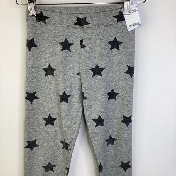 Size 8: Primary Grey Stars Leggings