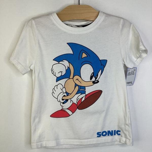 Size 4-6: H&M White Sonic the Hedgehog T-Shirt