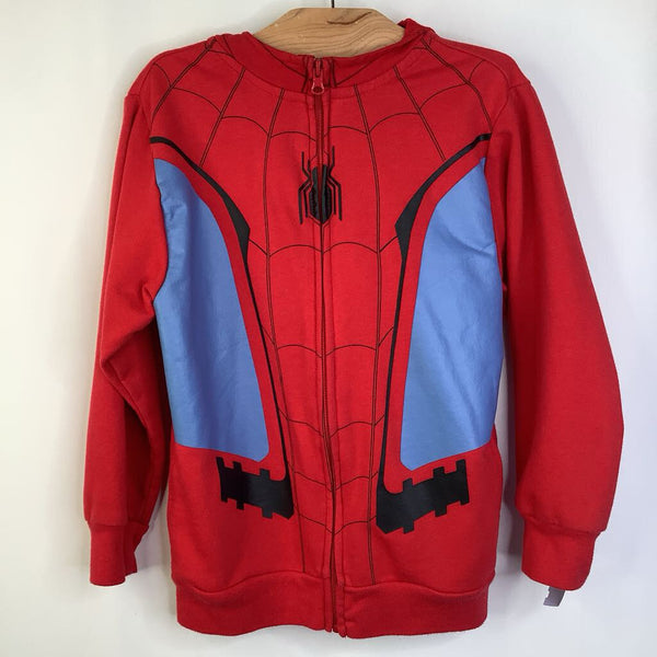 Size 6: Marvel Red/Blue Spider-Man Zip-up Sweatshirt