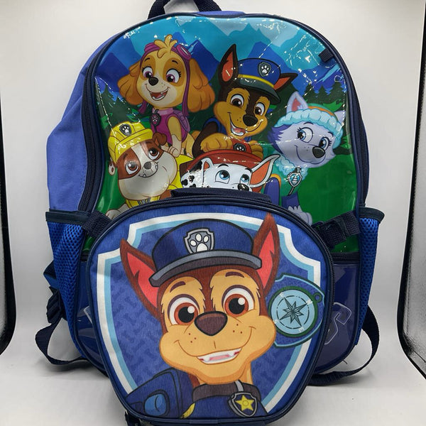 Paw Patrol Backpack w/ Lunch Box