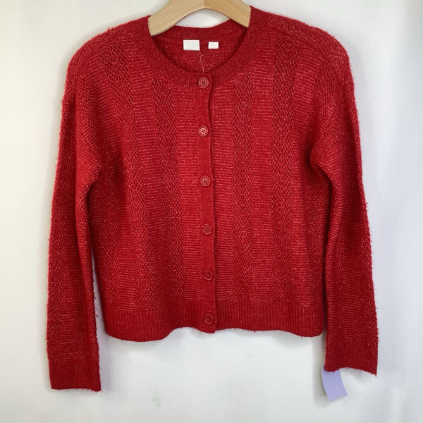 Size 10: Gap Red Button-Up Knitted Cardigan