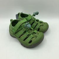 Size 8: Keen Green Velcro/Toggle Sandals