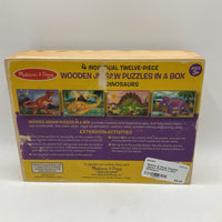 Melissa & Doug Wooden Jigsaw Puzzle in a Box: Dinosaurs