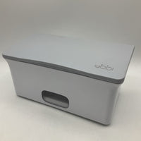 Ubbi White/Grey Reusable Wipe Container